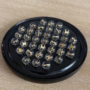 Celine Solitaire Game in Marble and Resin